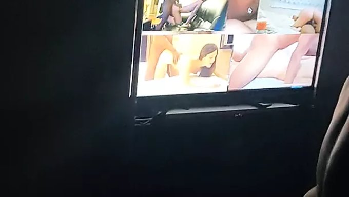 Petite Amie Noire Féconde Dans Cette Vidéo
