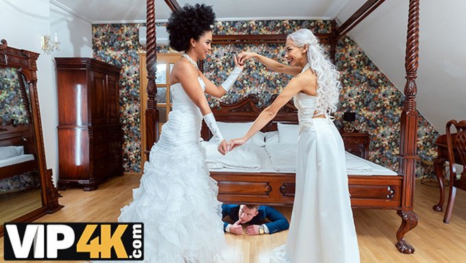 L'Aventure Chaude À Trois De Veronica Leal Le Jour De Son Mariage